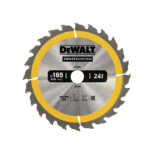Disc debitare lemn pentru fierastrau circular 165 x 20 x 1.8mm 24 dinti Dewalt DT1934-QZ
