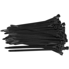 Coliere din plastic reglabile 7.6x500mm 50 Buc negre Yato YT-70655
