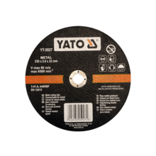 Disc debitare pentru metal 230x2x22mm YATO YT-5927