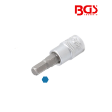 Bit imbus cu tubulara 10 mm - 1/4" BGS Technic 2161-10