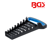 Suport din plastic pentru chei combinate capacitate 8 buc BGS Technic 6782