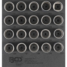 Set chei antifurt pentru Opel (Tip B) 20 piese BGS Technic 9557