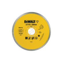 Disc diamantat pentru debitare placi ceramice 110x20mm Dewalt DT3714-QZ