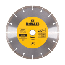 Disc diamantat segmentat 230x22.2x2.3mm Dewalt DT3731