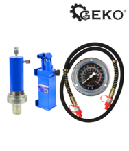 Set pompa cu cilindru si manometru 30 tone Geko G02004