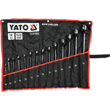 Set chei combinate rasucite 10 - 32mm YT-01865 YATO (14 piese)