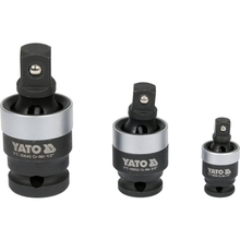 Set adaptoare cardanice 1/4" - 3/8" - 1/2" Yato YT-10642